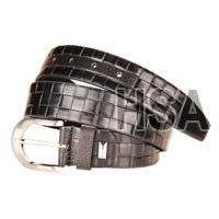 Mens Leather Belt (G58954BLK)
