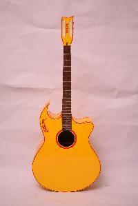 Horn Rose Acoustic Guitar