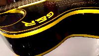 Horn Rose Semi Electric Guitar