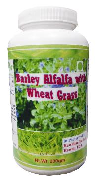 wheat grass barley alfalfa powder