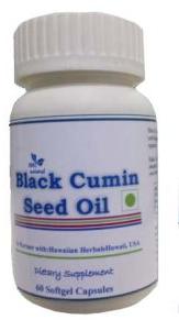 Hawaiian herbal black cumin seed oil capsule