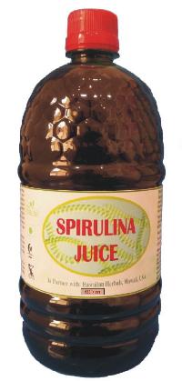 Hawaiian herbal spirulina juice