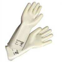 Industrial White Rubber Hand Glove