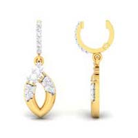 Designer Diamond & Gold Earrings