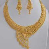 designer gold necklace