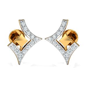 Beautiful 18kt 0.15 ct natural Diamond Earrings