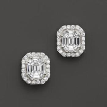 Fancy Cut Diamond Earrings