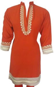 Mirror Work Embroidered Kurti