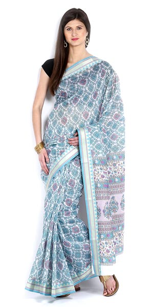 Printed Gadwal Sarees