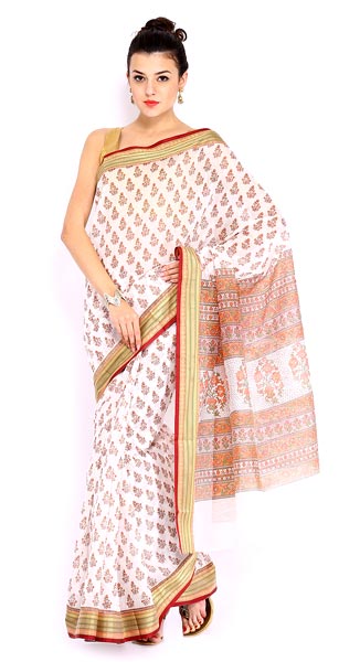 Printed Gadwal Sarees