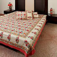 Block Printed Bed Sheet