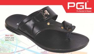 Mens PU Star Slippers