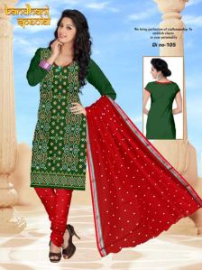 Bandhani Unstitched Suits