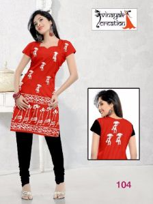 Unstitched Wax Batik Kurtis