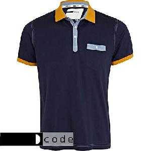 mens knitted polo shirt