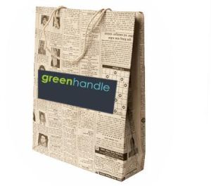 Ad-Stick Newspaper Bag