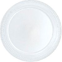 round plastic plates