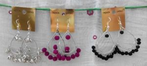 Plastic Beads Earrings