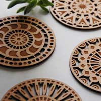 Wooden Tea Coasters