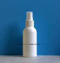 50ml - 100ml HDPE Round Cosmetic Bottles with Mist Spray Pump