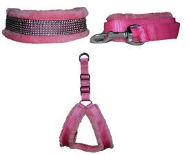 VE-CLH-003 Dog Collar Leash Harness Set