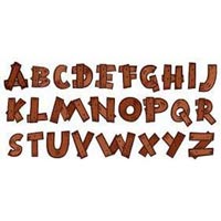 Wooden Alphabet Letters 02