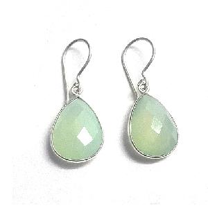 Aqua Chalcedony gemstone earring Jewellery