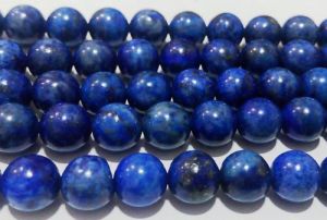 Natural Lazuli Lapis Gemstone Ball Beads