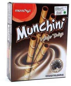 MUNCHINI WAFER STICKS 100 GRAM CHOCOLATES