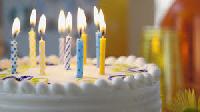 birthday cake candle