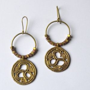 CIRCLES DHOKRA EARRING