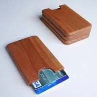 wooden card holders