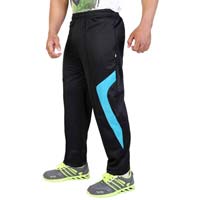 Obvio Men's Trackpant Gray with Blue Piping