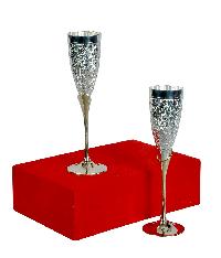 Silver Plated Wine Glasses