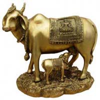 Brass Cow Statues