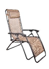 Pure Brown Folding Recliner Chair