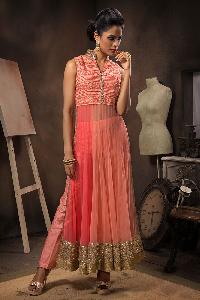 Designer Embroidery Anarkali suit as JN10010