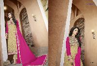 Georgette with heavy embroidery Dress as PYD 11184