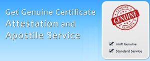 certificate attestation services