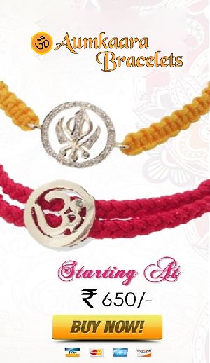 Auspicious Aumkaara Diamond Bracelets