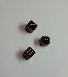 Dice Shape Black Diamond