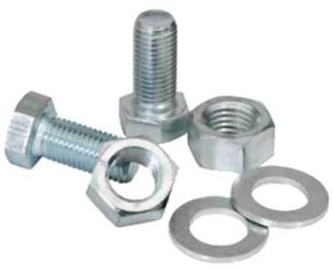 G. I. Hex Bolt, Nut, Washers