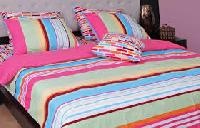 Polyester Sarees & Cotton Bed Sheet from Surat, Gujarat, Ind