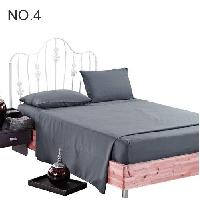 cotton satin bed sheet and fitted set