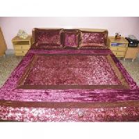 poly silk bed cover
