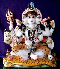 marble lord shiva statue