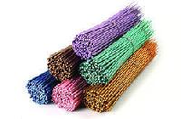 Metallic colour incense sticks