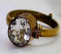 Natural Certified Citrine-sunela 6 Ct Gemstone Flexi Size Ashtdhatu Ring