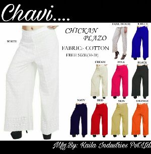 Ladies Cotton Palazzo Pant