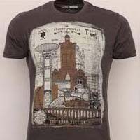 Mens Printed Round Neck T-Shirts